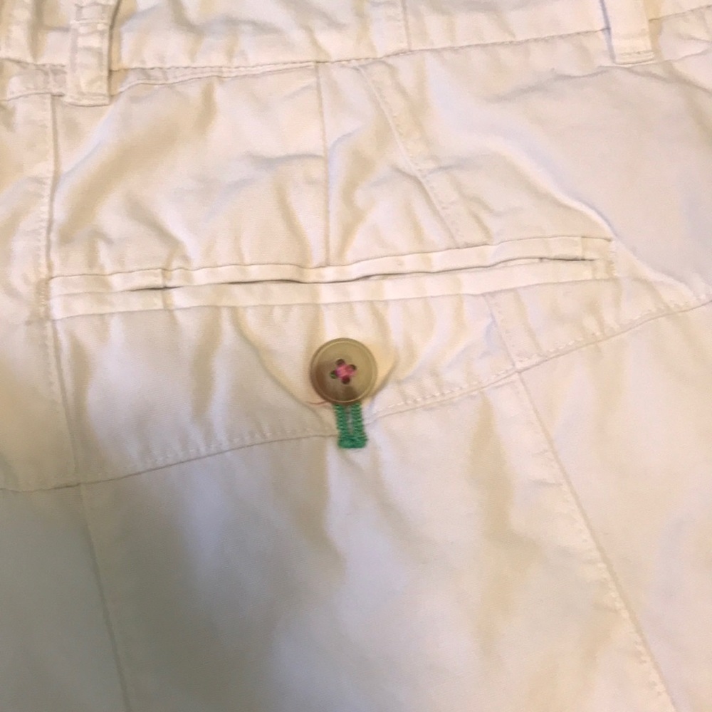 Lilly Pulitzer Solid White Patchwork Shorts - image 5